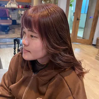 セミロング カラー マツエク/透明感 カラー🤍ゆうのマツエク・マツパデザイン