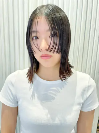 ミディアム haru/レイヤー/ ウルフのヘアスタイル