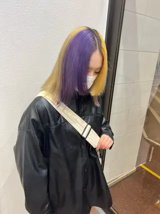 ミディアム カラー LA KING KYOTO所属・レイヤーカット/ miranのヘアスタイル