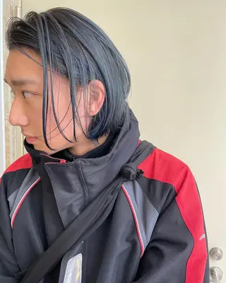 ショート カラー メンズ オカモト ミユウのヘアスタイル