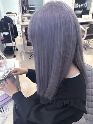 ミディアム カラー 💕ブリーチ/ヘアメ 🎀YUUKAのヘアスタイル