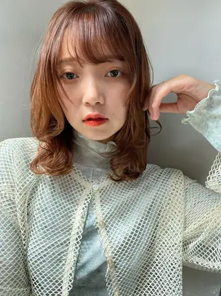 ミディアム カラー アレンジ指名 no.1✨ｈａｋｏのヘアスタイル