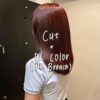 セミロング カラー 暖色艶color / ボブ🦩Rioのヘアスタイル