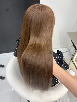 ロング カラー 新宿/韓国ヘア 中明度カラー/かやのヘアスタイル