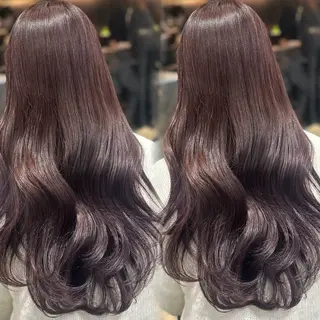 ロング カラー youres hair東新宿店所属・新宿⌇韓国風ヘア ⌇透明感カラーのヘアスタイル
