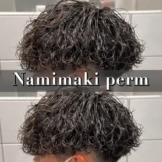 ショート パーマ メンズ 🖤Ayumi🖤 メンズ特化❤️‍🔥のヘアスタイル