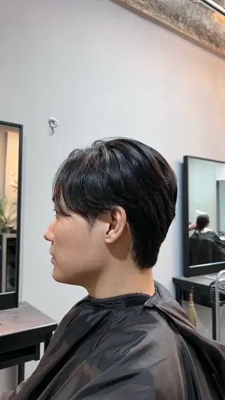 ショート パーマ メンズ Alo所属・💥メンズパーマ /表参道/モント💥のヘアスタイル