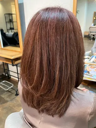 セミロング カラー Hair&Make Nahoのマツエク・マツパデザイン