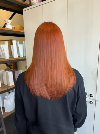 ロング カラー たなか もえなのヘアスタイル