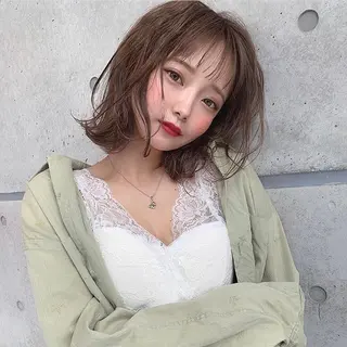 ミディアム カラー お客様満足No.1 🌈Neneのヘアスタイル