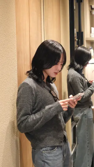 ミディアム カラー カラー/ボブカット 373☆鎌倉 藤沢のヘアスタイル