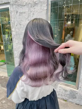 ミディアム カラー 💕ブリーチ/ヘアメ 🎀YUUKAのヘアスタイル