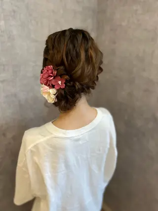 セミロング hair garden root所属・比企 萌々華のヘアスタイル