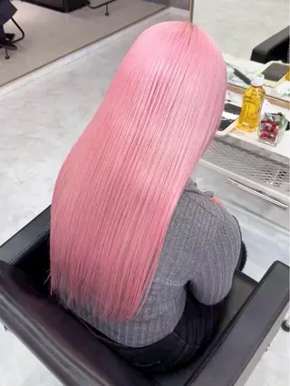 ロング カラー ✨ブリーチカラー/ 艶髪suzu🪽🤎のヘアスタイル