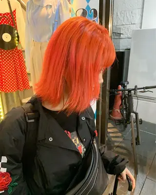 ミディアム カラー ピンクベージュ/新潟 万代/高橋桃葉🍑のヘアスタイル