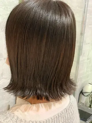 ミディアム ank classic hair【アンククラシックヘアー】所属・バレイヤージュ ハイライト　齋藤祐哉のヘアスタイル