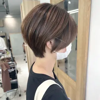 ショート ボブ/透明感カラー/ 似合わせ🌿高田知那のヘアスタイル