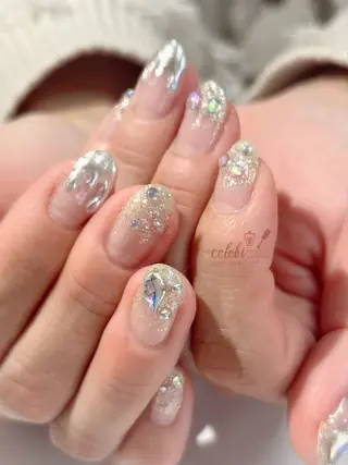 ネイル オーダーネイルチップ サロンcelebiのネイルデザイン