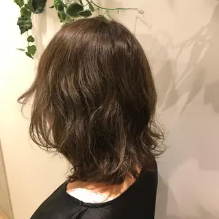 ミディアム カラー Jill franc ＿ ayanoのヘアスタイル