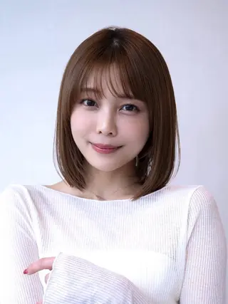 ミディアム 髪質改善 AUSTIN 門前仲町所属・明戸 大和のヘアスタイル