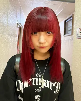 セミロング カラー KAH所属・Koichi Satoのヘアスタイル