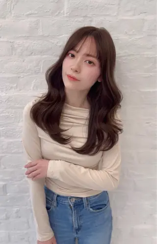 セミロング カラー ヘアアレンジ 前髪顔まわりカット 🌈中村海聖のヘアスタイル