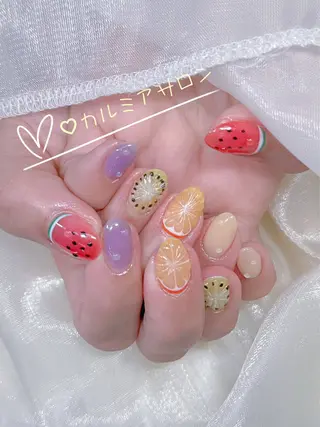 ネイル ラベンダー💖日暮里 ルル💖ネイルのネイルデザイン