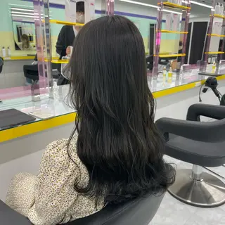 ロング カラー ヘアアレンジ ☁️縮毛矯正✖️ 透明感☁️りくのヘアスタイル