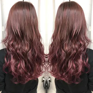 ロング カラー 天野 涼のヘアスタイル