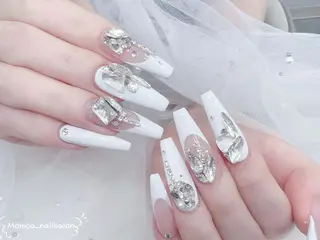 ネイル MoMoA Nail ネイル長さ出し専門店のネイルデザイン