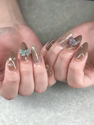 ネイル Agate miku🎀‧₊のネイルデザイン