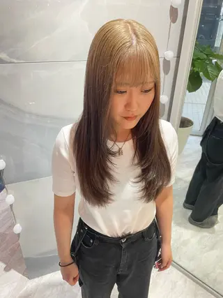 ロング ハイトーン/ボブ /Riimooaのヘアスタイル