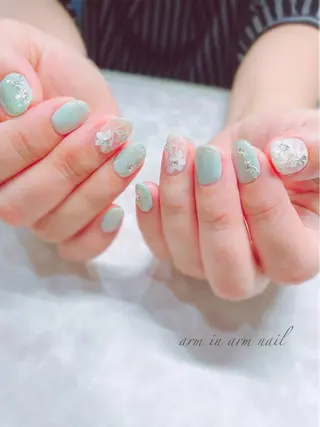 ネイル arm in arm ︎✿Yamamotoのマツエク・マツパデザイン