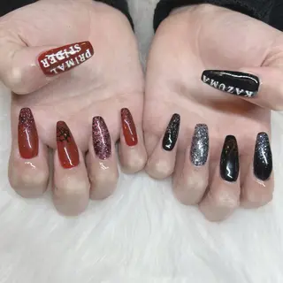 ロング HANA うるののネイルデザイン