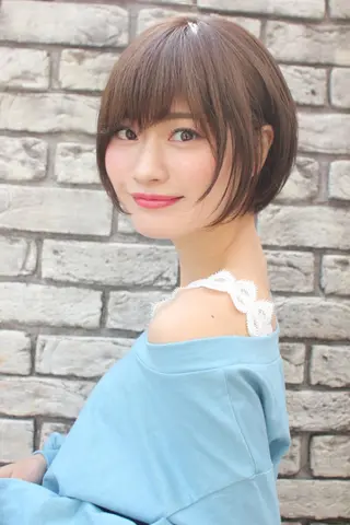 ショート カラー 羽田 ひろむのヘアスタイル