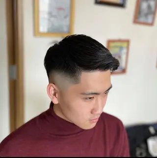 ショート 新宿スキンフェード 佐藤京介のヘアスタイル