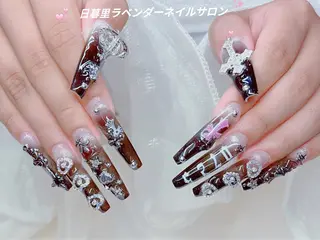 ネイル ラベンダー💖日暮里 ルル💖ネイルのネイルデザイン