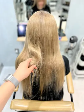 ロング レイヤーカット ⭐シミズリホのヘアスタイル