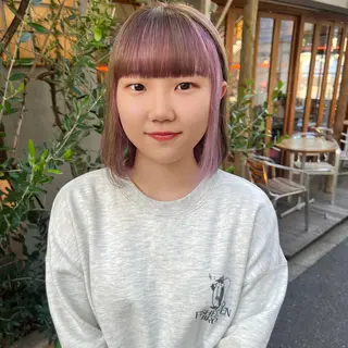 ミディアム AI TOKYO　S所属・mizuki 【韓国レイヤー】のヘアスタイル