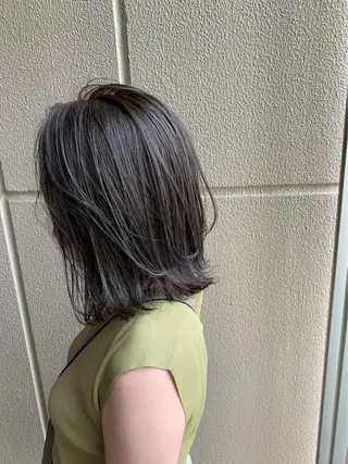 ミディアム カラー 銀座⚜️【脱白髪染め 美髪矯正】トグチのヘアスタイル