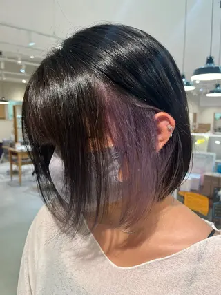 カラー 森 理音のヘアスタイル