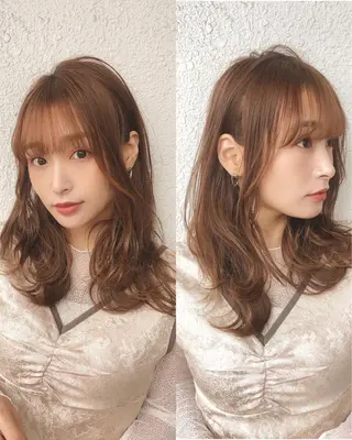 セミロング カラー パーマ ヘアアレンジ Londideal 高橋ヒロシのヘアスタイル