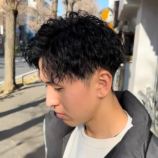 パーマ メンズ メンズパーマは私一択 佐藤有紀のヘアスタイル