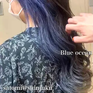 ロング 淡色ふんわりhair 新宿satomiのヘアスタイル