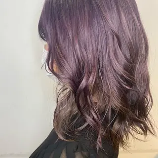ロング カラー 酸スト/フェザー パーマ/三谷海斗のヘアスタイル