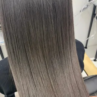 ロング カラー パーマ ヘアアレンジ メンズ キッズ ネイル マツエク・マツパ アイブロウ mona/ ストレートスタイル✨のヘアスタイル