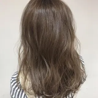 ミディアム カラー AMI Hair  supply所属・髪質改善カラー 韓国風レイヤーのヘアスタイル