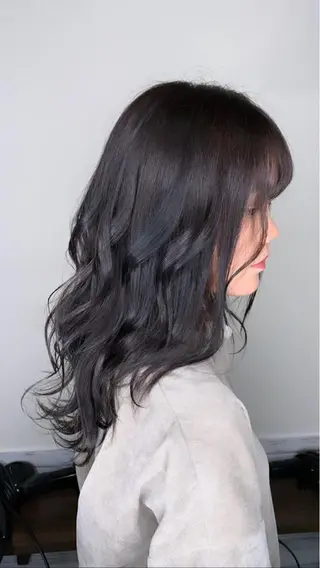 セミロング カラー 櫛部洸貴/ メンズ、ヘットスパのヘアスタイル