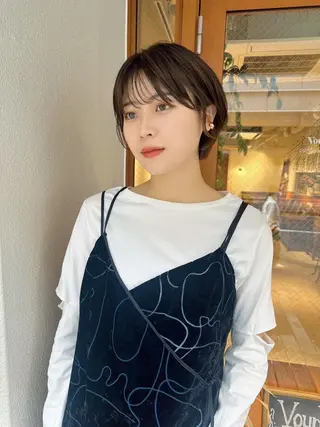 ショート 髪質改善/ショート/ ミディアム/間嶋のヘアスタイル