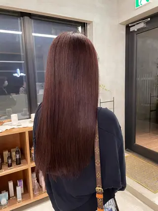 ロング カラー 鶴井 美空のヘアスタイル